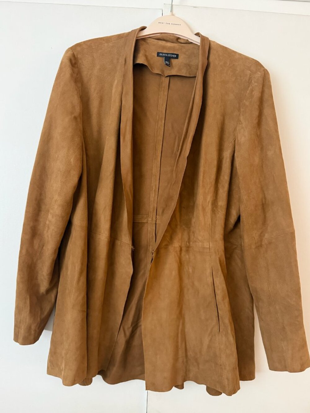 Eileen Fisher 100% suede jacket